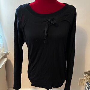 Mondetta Wms Black Long Sleeve Top size Med NWT